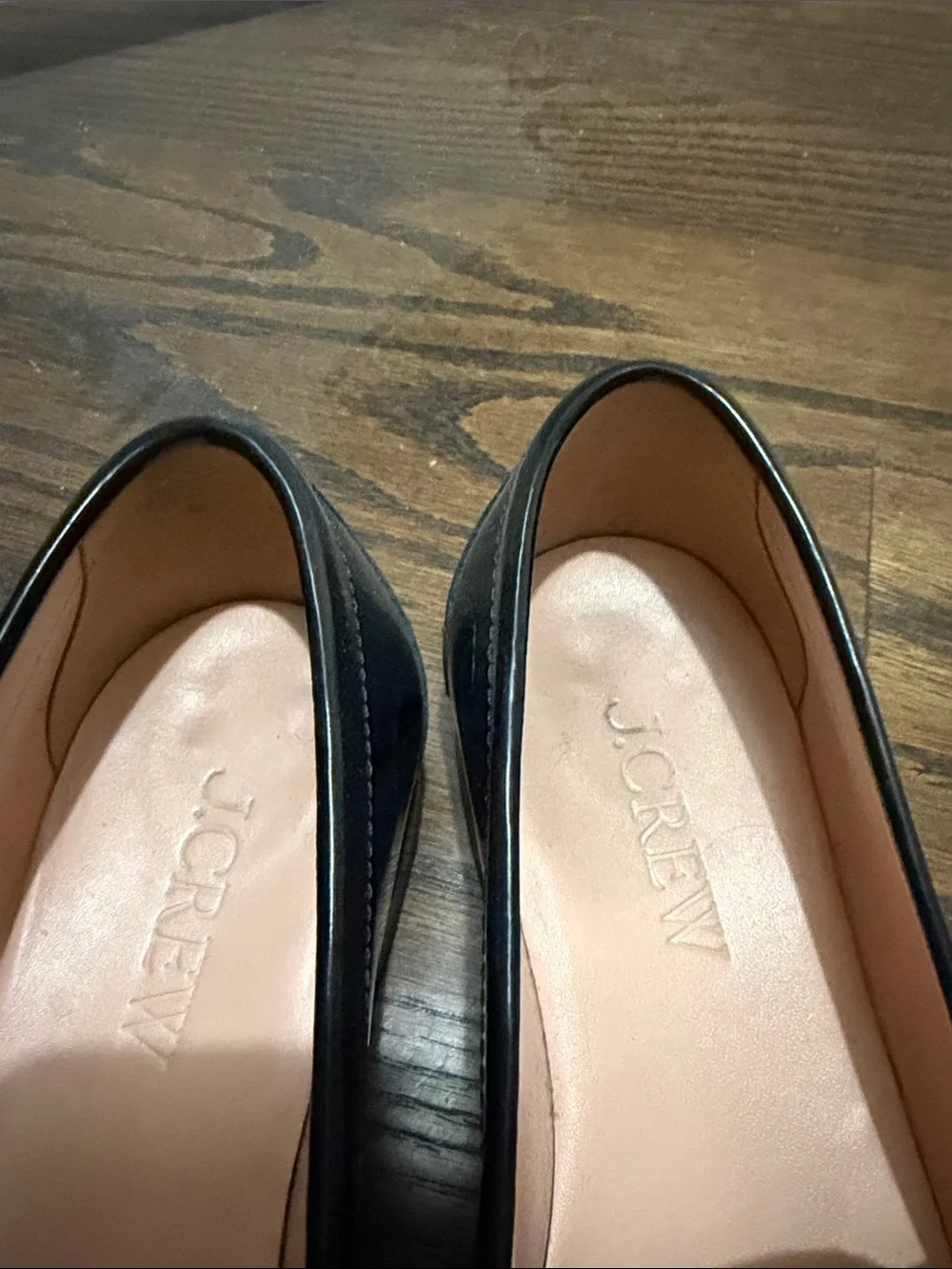 Jcrew Classic Black Leather Penny Loafers